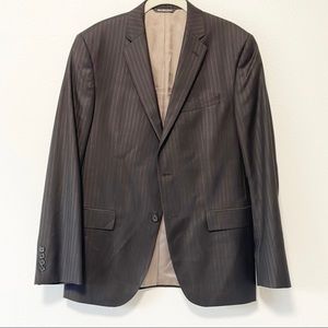 100% Wool Wall +Water Made in Canada Fabric By Loro Piana Size 40R Men Blazer